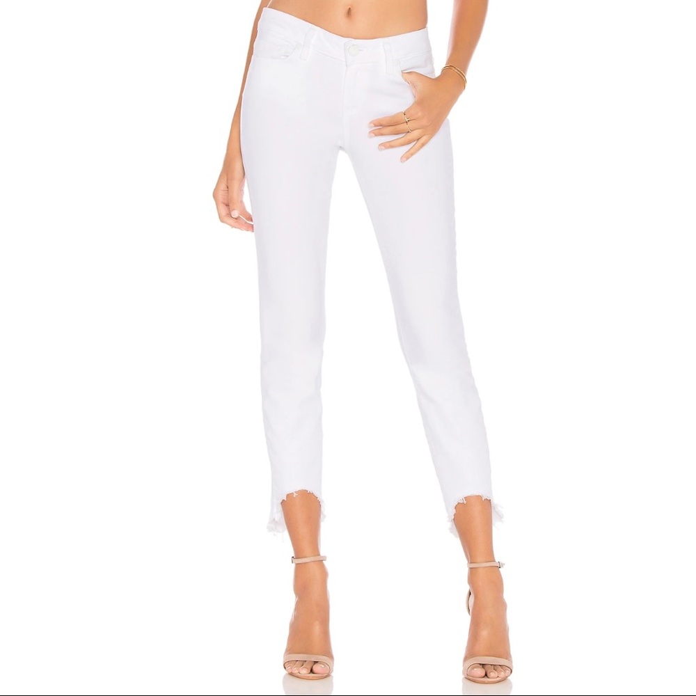 Paige Verdugo Crop Jeans in Crisp White